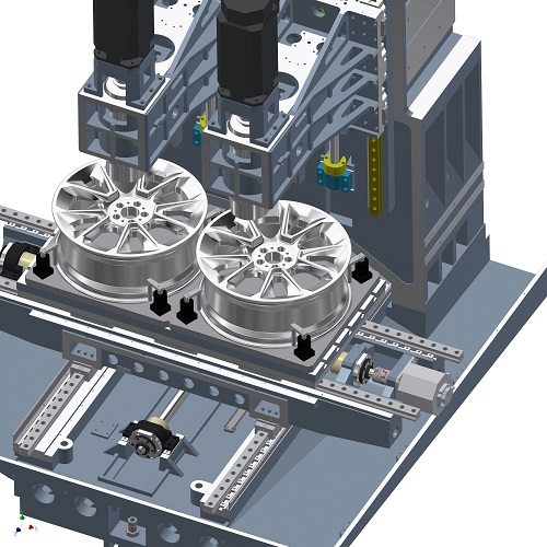 雙休心T輪轂專用機(jī)的加工效果如何？